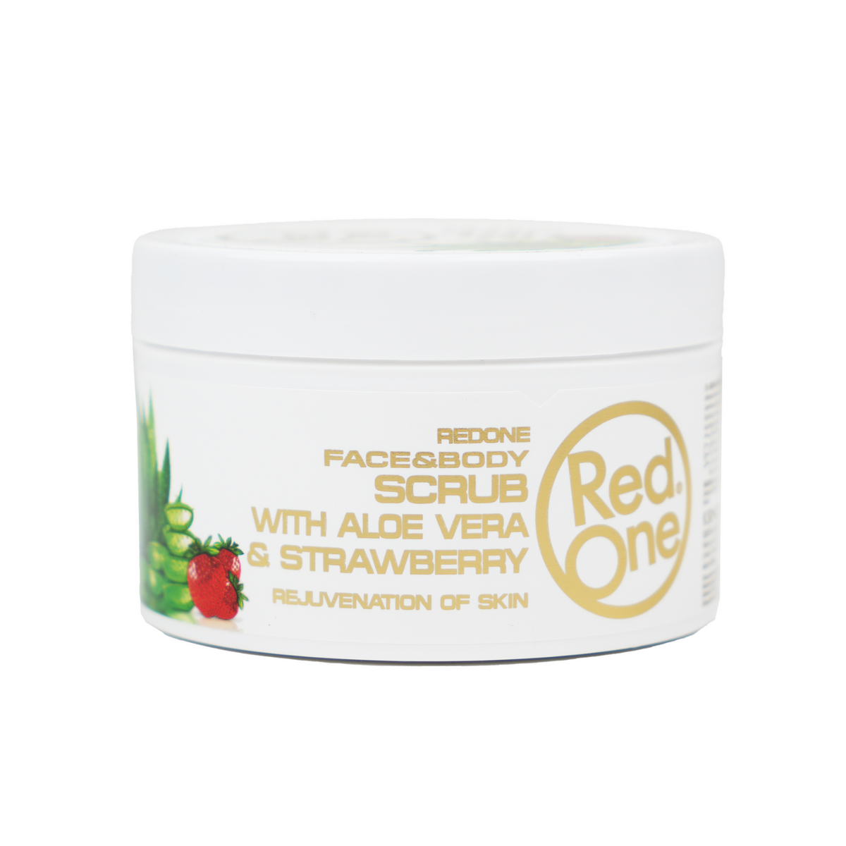 RedOne Strawberry Aloe Vera Facial Scrub 400ml by Redone - Sustainable Living