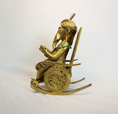Brass Ganpati Ji by Siddhhi Arts - Idol (View 9)
