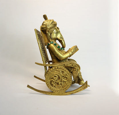 Brass Ganpati Ji by Siddhhi Arts - Idol (View 10)