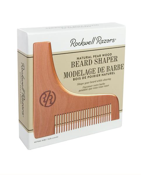Rockwell Razors Natural Pear Wood Beard Shaper (Case pack of 4) - Eco-friendly - Sama Homes