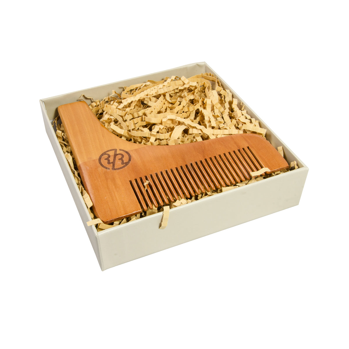 Rockwell Beard Shaper & Comb in Natural Pear Wood - Image 2