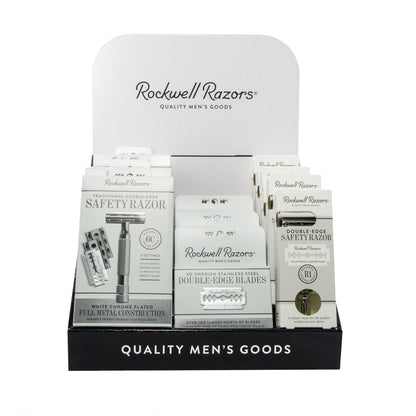 Rockwell Razors Shave Hardware Display Bundle by Rockwell - Retail Displays