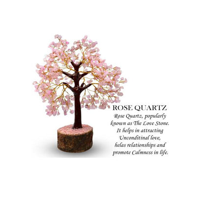 Natural Crystal Rose Quart Tree by SAMAHealing - Crystal Trees (View 3)