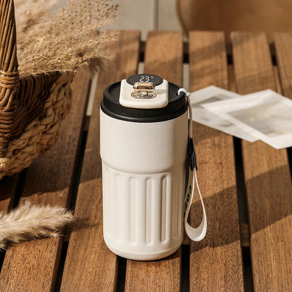 Smart Thermos Bottle with LED Temperature Display – 316 Stainless Steel Vacuum Insulated Coffee Mug | Portable Office & Travel Cup (450ml) – Image 15