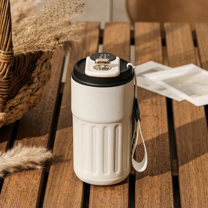 Smart Thermos Bottle with LED Temperature Display – 316 Stainless Steel Vacuum Insulated Coffee Mug | Portable Office & Travel Cup (450ml) – Image 11