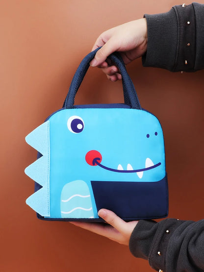 3D Three-Dimensional Bento Bag Cute Cartoon Bento Bag Lunch Bag Handbag Storage Insulation Bag Canvas Lunch Box Bag Ice Pack – Image 14