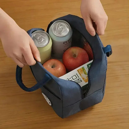 Fashion New Ion Aluminum Foil Insulation Lunch Bags Ice Storage Pack Student Portable Waterproof Picnic Box Bag – Image 3