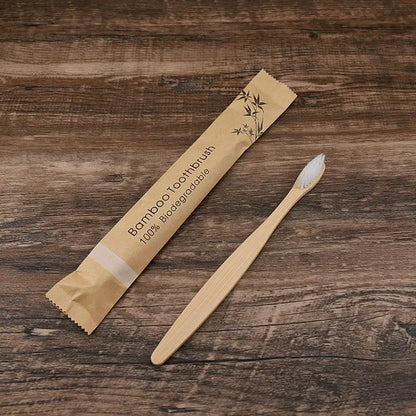 30pcs ECO Friendly Toothbrush Bamboo Toothbrushes Resuable Portable Adult Wooden Soft Tooth Brush For Home Travel Hotel by SAMA Homes - Sustainable Living (View 4)