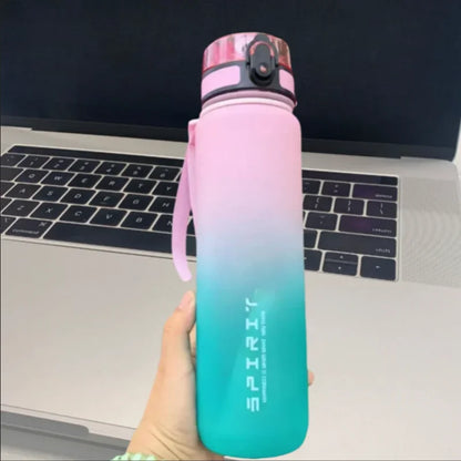 500ML/650ML/1000ML Large Capacity Sports Bottle Motivational Leak Proof Portable Reusable Plastic Cups Outdoor Travel Gym Jugs by Sama Homes - Sustainable Living (View 4)