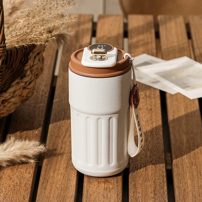 Smart Thermos Bottle with LED Temperature Display – 316 Stainless Steel Vacuum Insulated Coffee Mug | Portable Office & Travel Cup (450ml) – Image 18