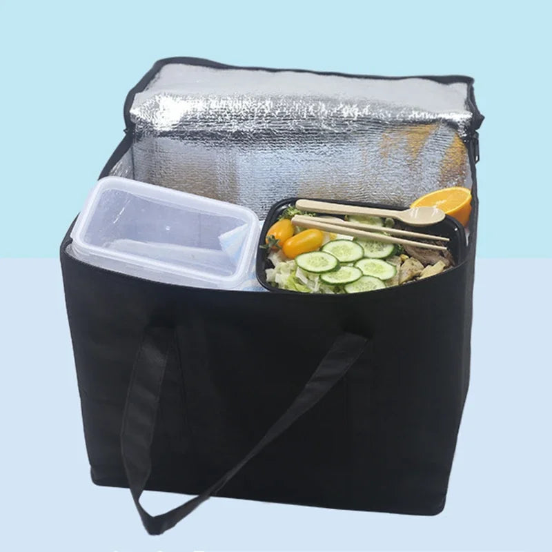 Waterproof Cooler Bag Picnic Insulated Lunch Box Foldable Ice Pack Portable Food Thermal Bag Drink Carrier Delivery Functional – Image 5 - Image 6
