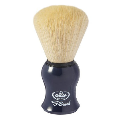 Omega S-Brush synthetic fiber shaving brush, ABS plastic handle. Assorted colors by Omega - Shaving Brushes
