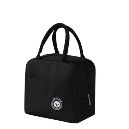 Insulated Lunch Bag Oxford Cloth Lunch Bag Insulated Lunch Box Bag with Leakproof Aluminium Foil Lining Mouth Zipper for Commute – Image 15