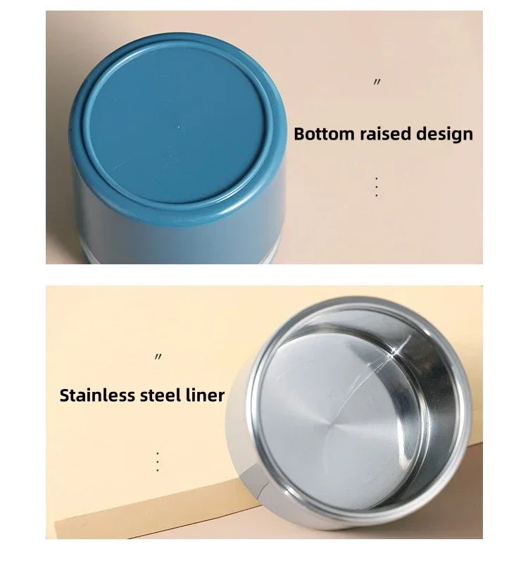 Stainless Steel Food Thermal Jar Vacuum Cup Soup Bowl Lunch Box with Handle Portable Sealed Bento Box Thermos Storage Containers – Image 9