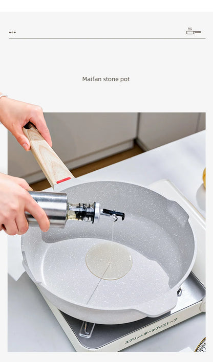 GIANXI Nonstick Pan Multifunctional Aluminum Alloy Coated With Medical Stone Wok Steak Egg Pancake Pot Set Kitchen Utensils by Sama Homes - Sustainable Living (View 15)