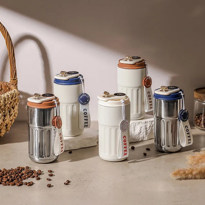 Smart Thermos Bottle with LED Temperature Display – 316 Stainless Steel Vacuum Insulated Coffee Mug | Portable Office & Travel Cup (450ml) – Image 2