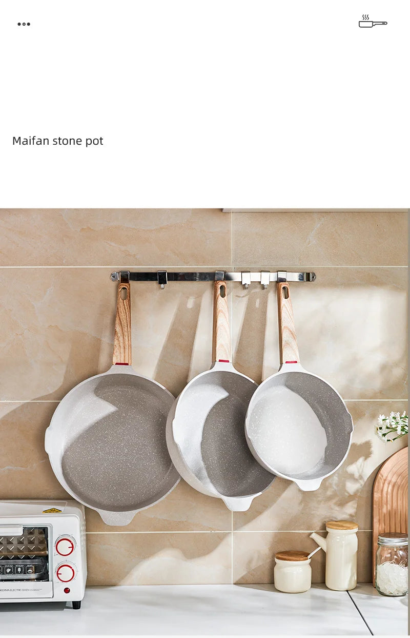 GIANXI Nonstick Pan Multifunctional Aluminum Alloy Coated With Medical Stone Wok Steak Egg Pancake Pot Set Kitchen Utensils - Image 21