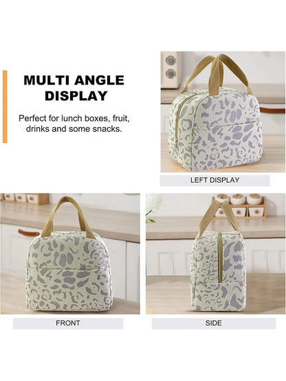 1 Pack of Ink Pattern Insulation Bag, Bento Bag, Lunch Box Bag, Outdoor Travel Ice Pack, Picnic Bag, Lunch Bag – Image 12