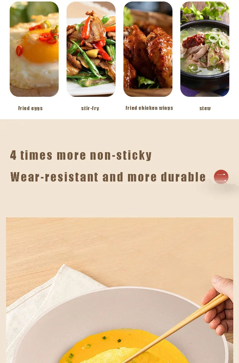 Non-Stick Pan Saucepan Frying Pan Wok Pan Home Steak Skillet Pancake Fried Induction Cooker Gas Stove Special Kitchen Cookware - Image 11