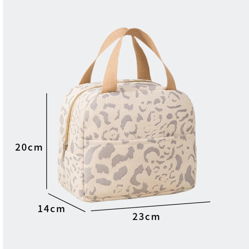 1 Pack of Ink Pattern Insulation Bag, Bento Bag, Lunch Box Bag, Outdoor Travel Ice Pack, Picnic Bag, Lunch Bag – Image 16