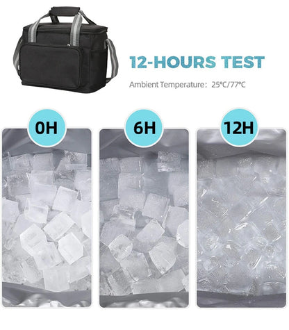 18L Portable Thermal Lunch Bag Food Box Durable Waterproof Cooler Ice Insulated Case Camping Oxford Dinner Backpacks Icebox – Image 8