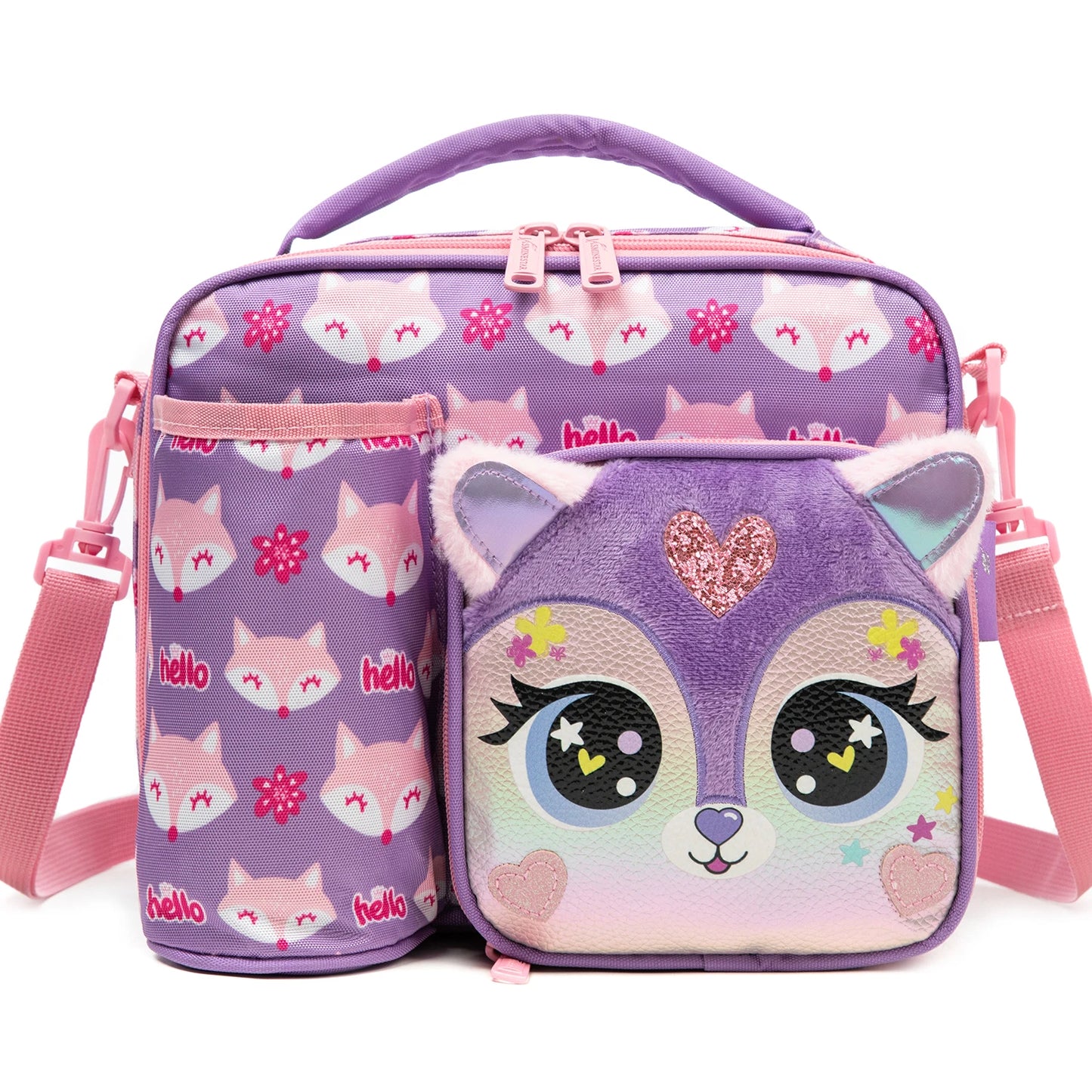 Kids Lunch Bag with Comparments for Girls Toddler School Teen Lunch Box Tote Bag Double Decker Cooler Insulated Lunch Bag – Image 6