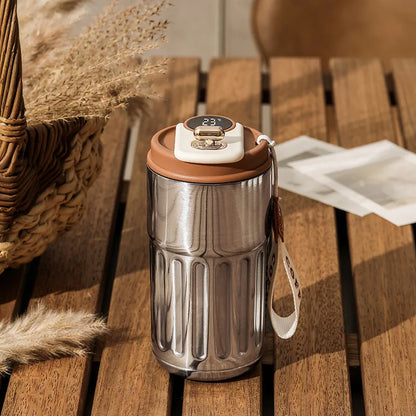 Smart Thermos Bottle with LED Temperature Display – 316 Stainless Steel Vacuum Insulated Coffee Mug | Portable Office & Travel Cup (450ml) – Image 19