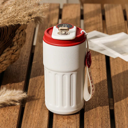Smart Thermos Bottle with LED Temperature Display – 316 Stainless Steel Vacuum Insulated Coffee Mug | Portable Office & Travel Cup (450ml) – Image 16
