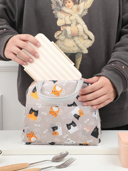 1PC Portable Lunch Bags Thermal Insulation Lunch Box Storage Bag Children's School Lunch Box Bag Picnic Storage Large Capacity – Image 12