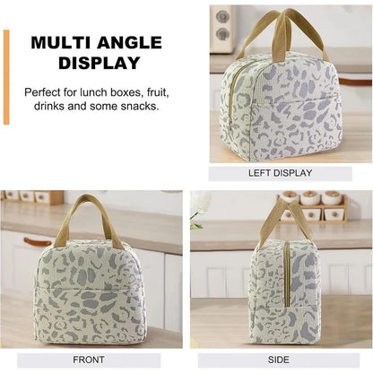 1 Pack of Ink Pattern Insulation Bag, Bento Bag, Lunch Box Bag, Outdoor Travel Ice Pack, Picnic Bag, Lunch Bag – Image 5