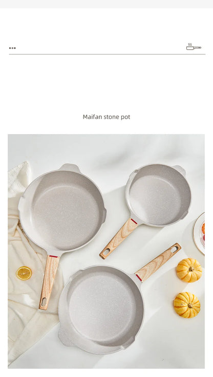 GIANXI Nonstick Pan Multifunctional Aluminum Alloy Coated With Medical Stone Wok Steak Egg Pancake Pot Set Kitchen Utensils by Sama Homes - Sustainable Living (View 23)