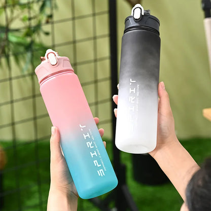 1PCS 800ML Large Capacity Sports Water Bottle Leak Proof Colorful Plastic Cup Drinking Outdoor Travel Portable Gym Fitness Jugs by Sama Homes - Sustainable Living (View 3)