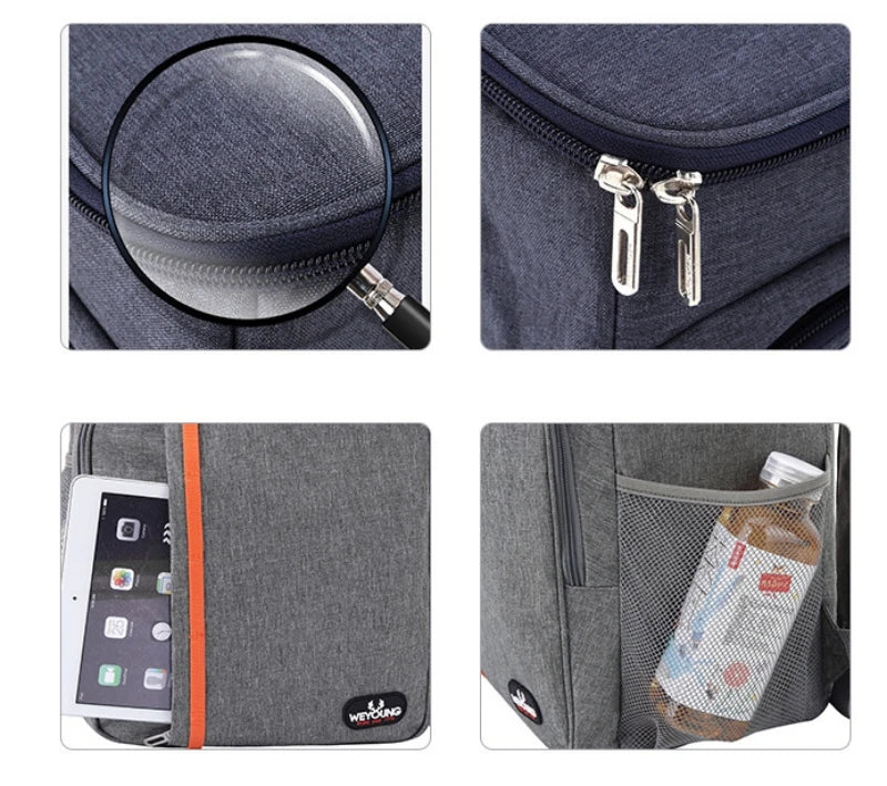 18L Portable Thermal Lunch Bag Food Box Durable Waterproof Cooler Ice Insulated Case Camping Oxford Dinner Backpacks Icebox – Image 16