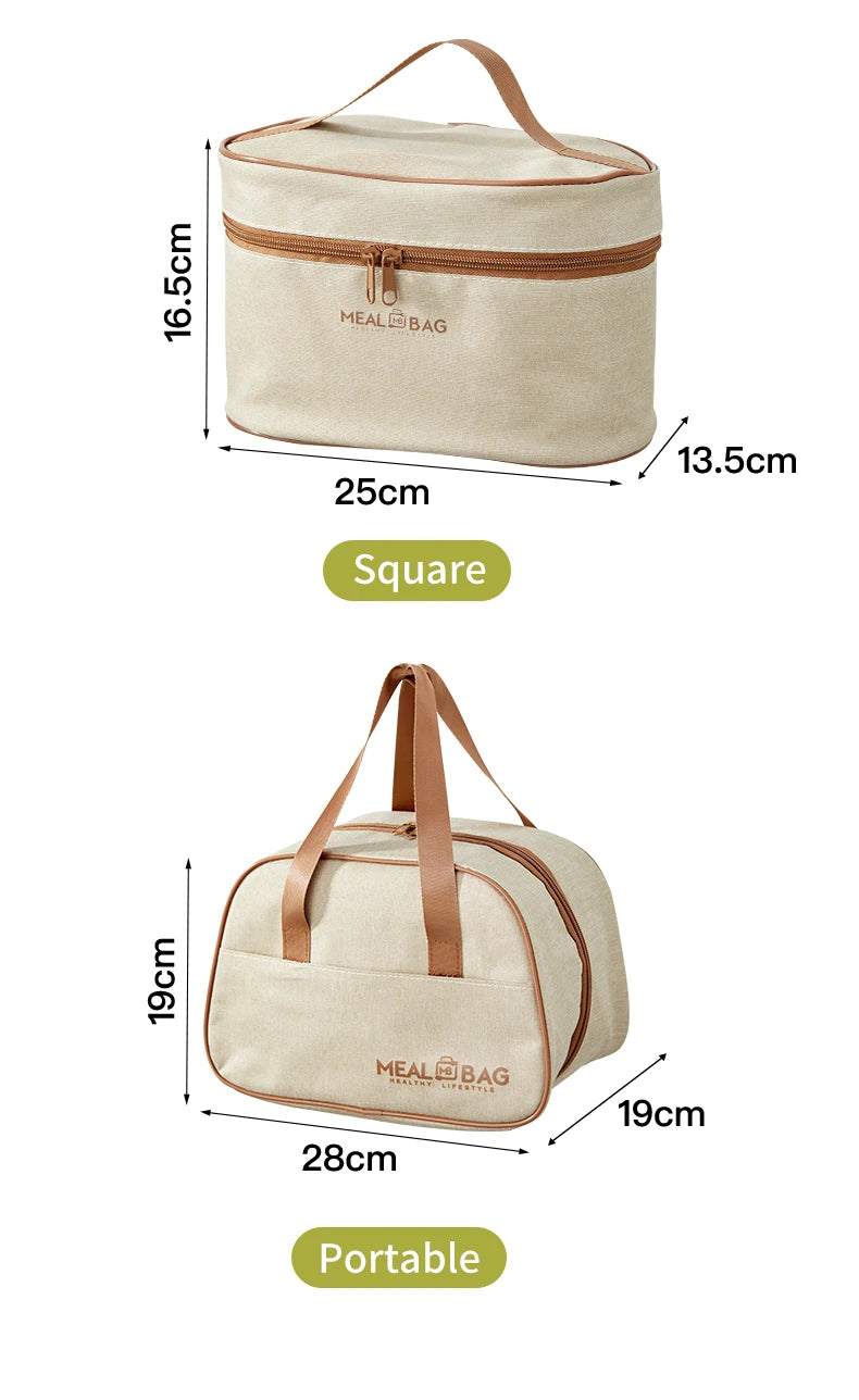 WORTHBUY Portable Sealed Thermal Lunch Box For Kids Stackable Microwave 304 Stainless Steel Bento Box Insulated Food Container – Image 23