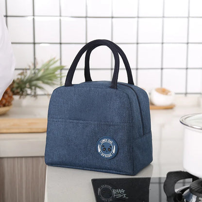 Bento bag large-capacity portable aluminum foil thickened insulated lunch box bag – Image 3