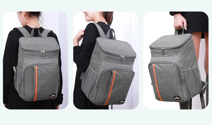 18L Portable Thermal Lunch Bag Food Box Durable Waterproof Cooler Ice Insulated Case Camping Oxford Dinner Backpacks Icebox – Image 9