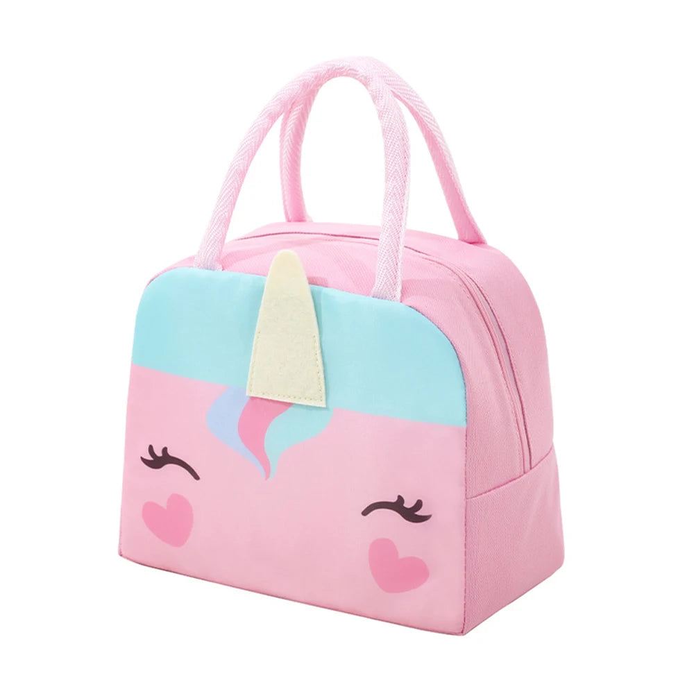 3D Three-Dimensional Bento Bag Cute Cartoon Bento Bag Lunch Bag Handbag Storage Insulation Bag Canvas Lunch Box Bag Ice Pack – Image 24 - Image 24