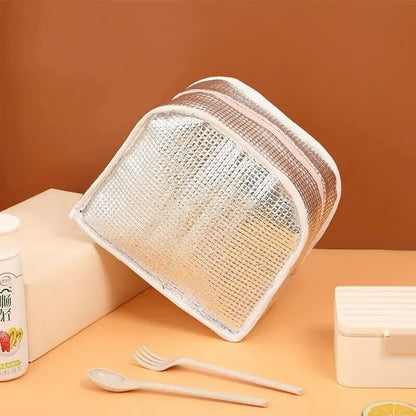 Tote Lunch Box Bag Cartoon 3D Three-Dimensional Insulation Student Lunch Bag Thickened Aluminum Foil Insulation – Image 4