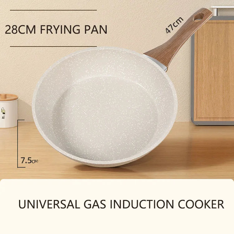 Non-Stick Pan Saucepan Frying Pan Wok Pan Home Steak Skillet Pancake Fried Induction Cooker Gas Stove Special Kitchen Cookware