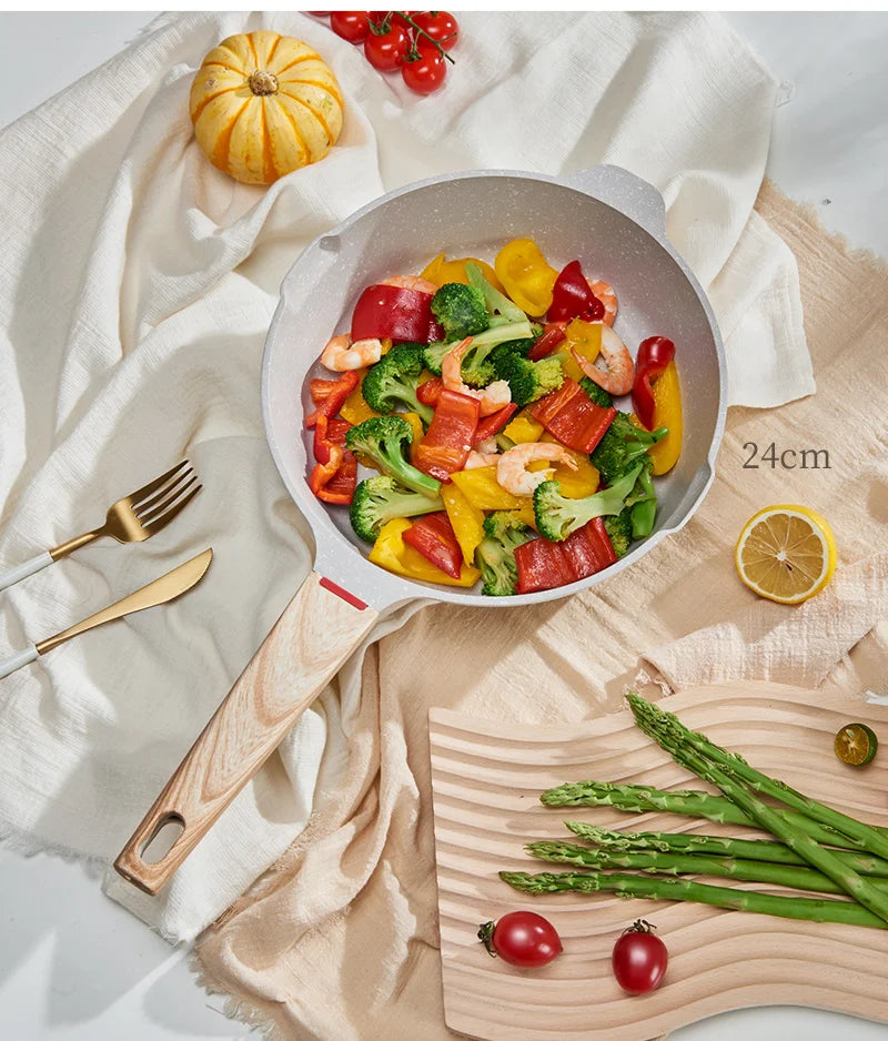 GIANXI Nonstick Pan Multifunctional Aluminum Alloy Coated With Medical Stone Wok Steak Egg Pancake Pot Set Kitchen Utensils - Image 28