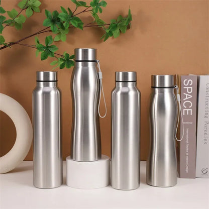 High Quality 1000ml Stainless Steel Sport Water Bottle Single-layer Rugged Water Cup Metal Flask Drinkware Camping Sports Gym by Sama Homes - Sustainable Living (View 2)