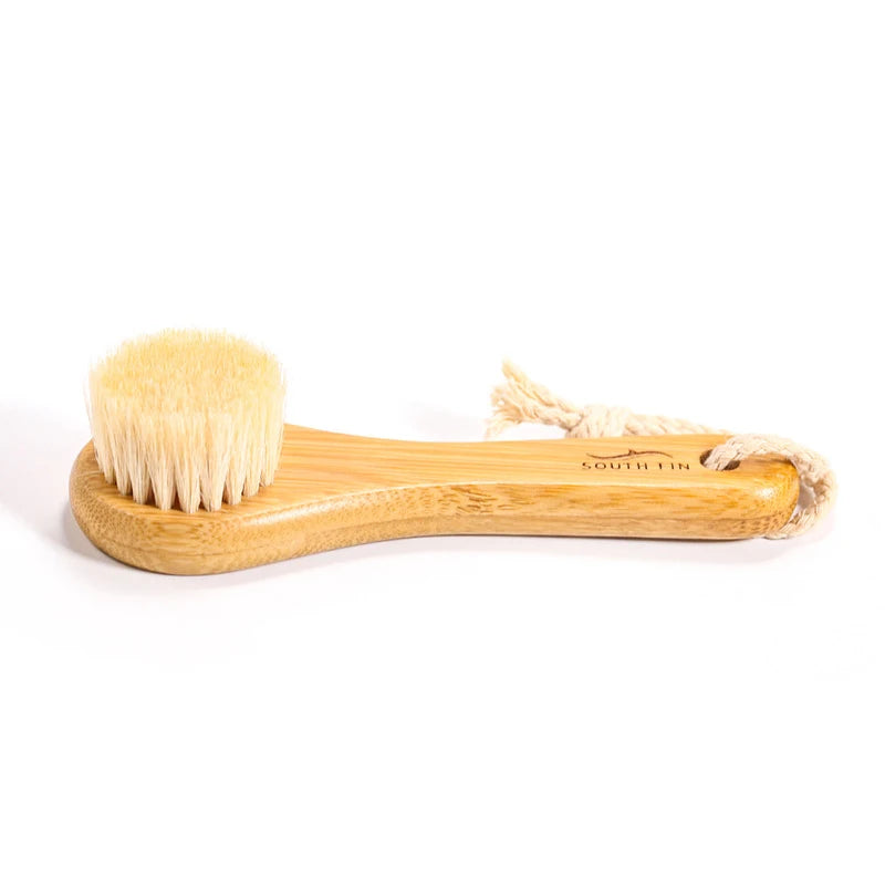 Premium Bamboo Facial Cleansing Brush – Soft Natural Horsehair for Deep Skin Cleaning & Massage