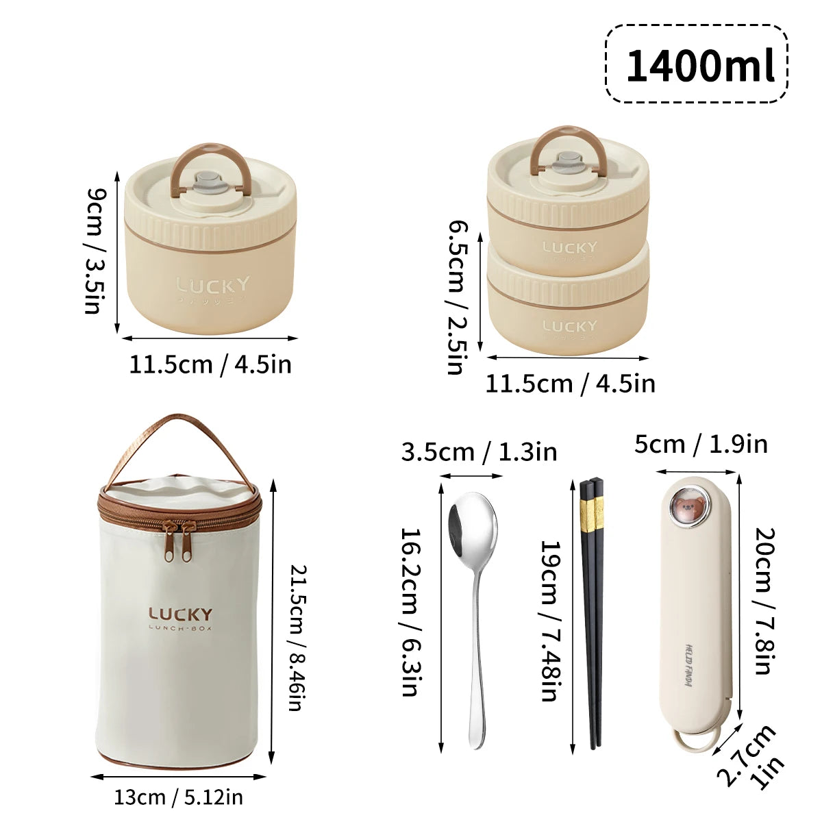 WORTHBUY Portable Sealed Thermal Lunch Box For Kids Stackable Microwave 304 Stainless Steel Bento Box Insulated Food Container – Image 46