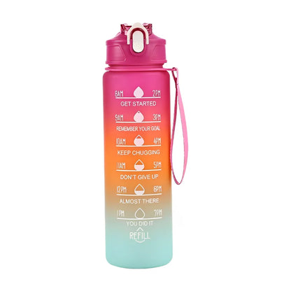 800ML Large Capacity Sports Water Bottle Leak Proof Plastic Drinking Cup With Scale Suitable For Travel Fitness Leakproof by Sama Homes - Sustainable Living (View 16)