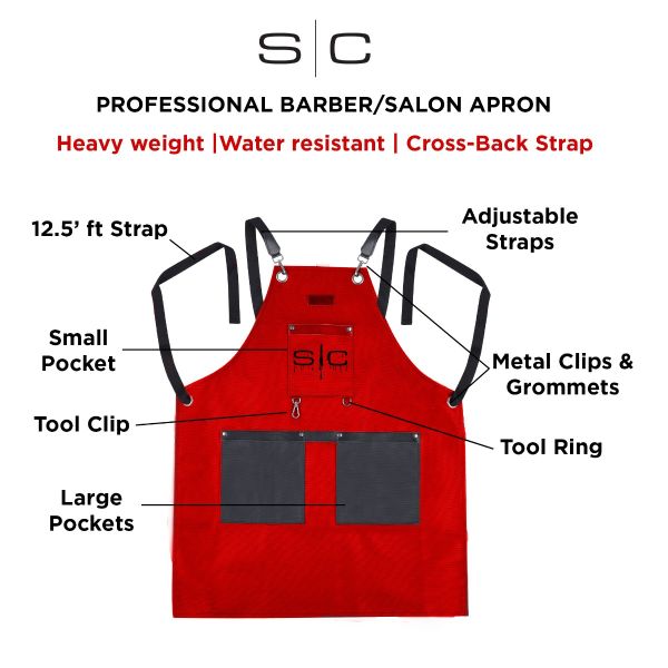 StyleCraft Red and Black Apron by StyleCraft - Sustainable Living (View 6)