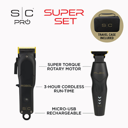 S|C Rebel Clipper + Flex Trimmer Super Set by StyleCraft - Sustainable Living (View 9)