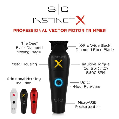 S|C Instinct X IN2 Vector Motor Cordless Trimmer by StyleCraft - Sustainable Living (View 7)