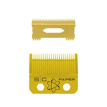 Stylecraft Fixed Gold Titanium Faper Blade with Gold Titanium Slim Deep Cutter by StyleCraft - Sustainable Living