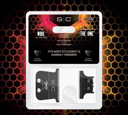 S|C Fixed Black Diamond X-Pro Wide Blade with Black Diamond “The One” Cutter by StyleCraft - Sustainable Living (View 3)