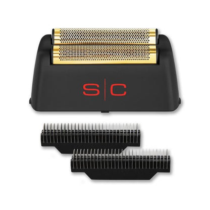S|C Rebel Shaver Gold Titanium Replacement Foil and Cutting Blades Set by StyleCraft - Sustainable Living